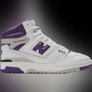 New Balance 650R High Size 11.5 Mens White Purple, New Sneakers Retro Shoes